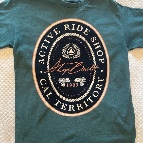Active Ride Shop Men’s green graphic tshirt med - Picture 2 of 4